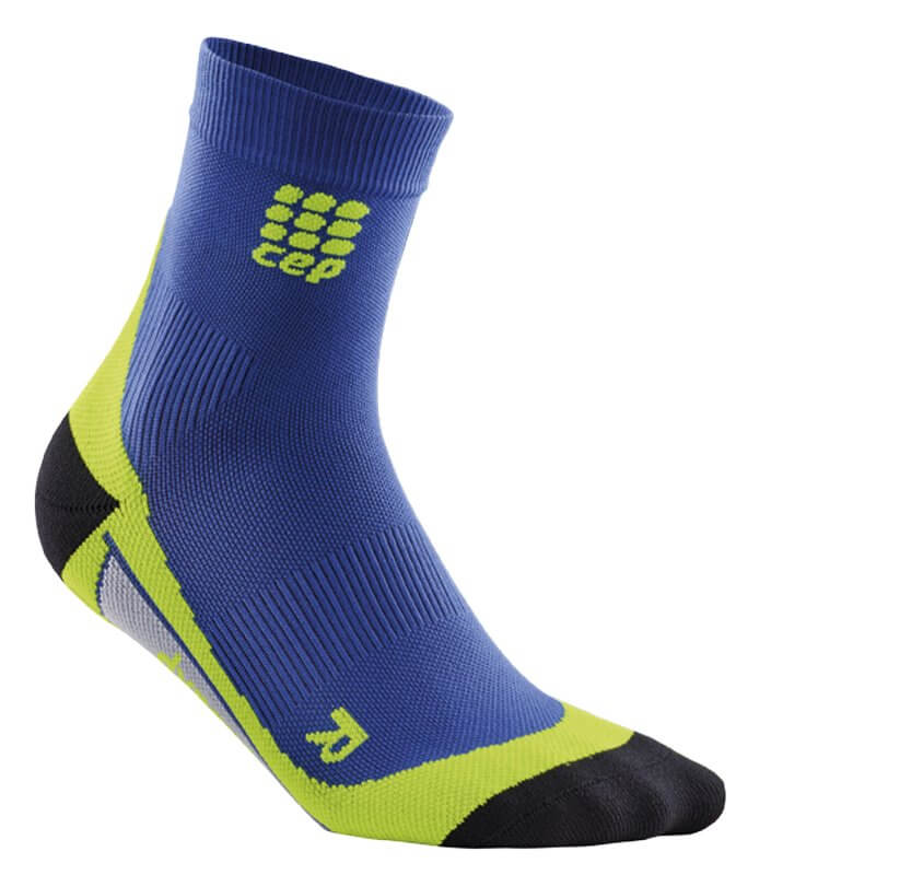 Ponožky CEP Krátké ponožky pánské purpurově modrá / zelená