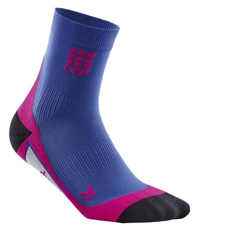 Ponožky CEP Krátké ponožky dámské purpurově modrá / růžová
