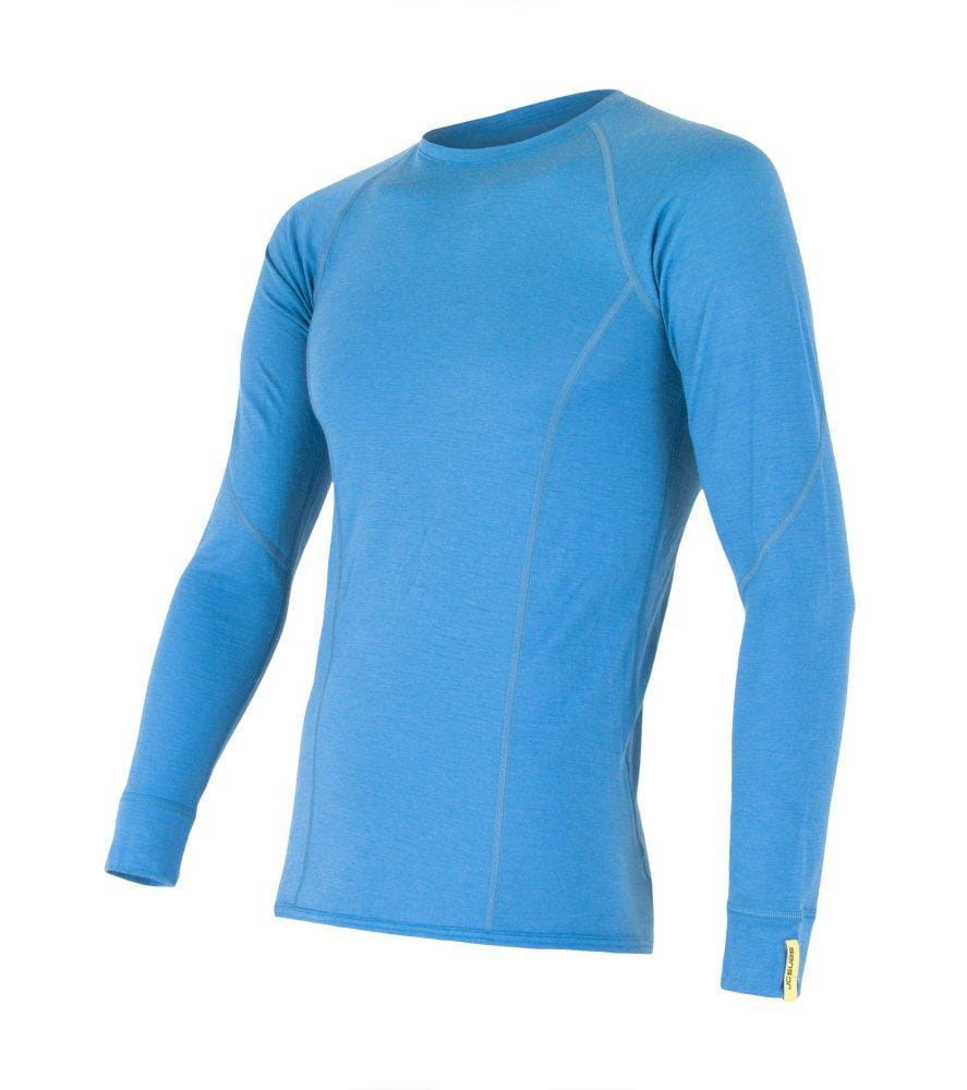 Merino-Hemd für Männer Sensor Merino Active pánské triko dl.rukáv modrá