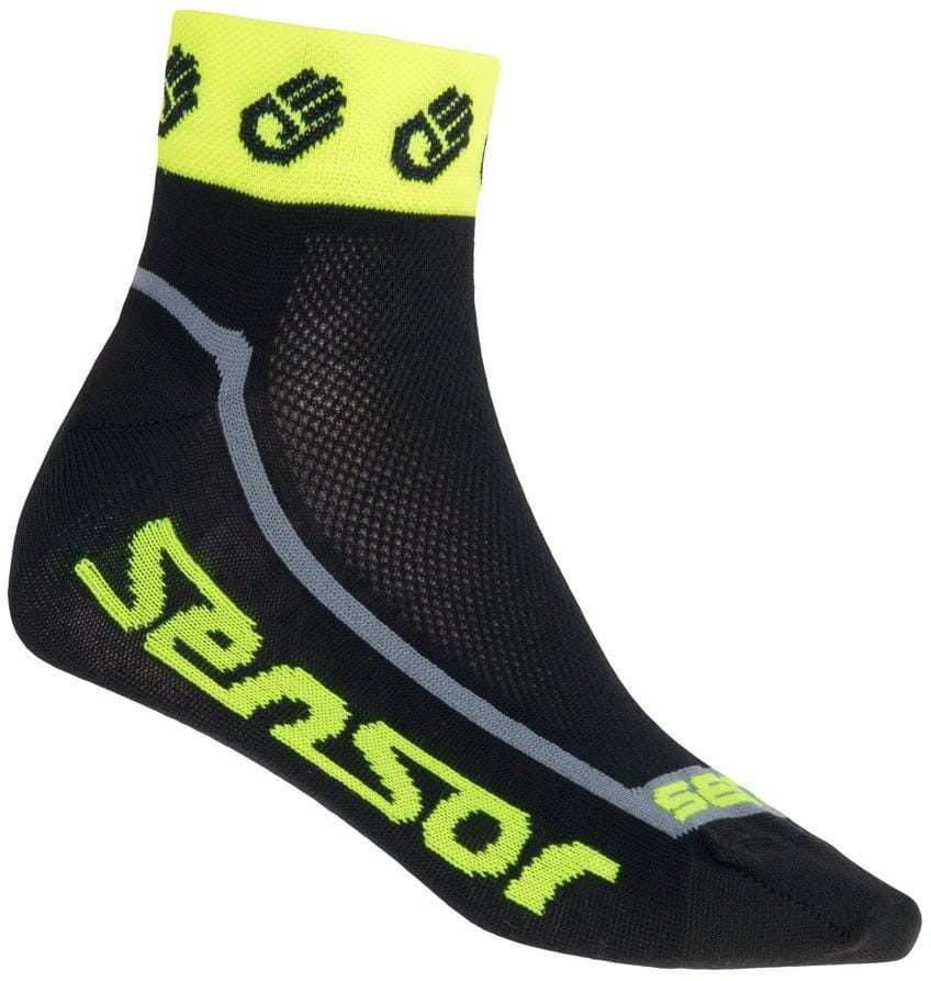 Șosete universale Sensor Ponožky Race Lite Ručičky reflex žlutá