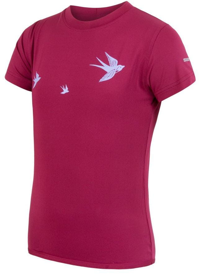 Koszulki Sensor Coolmax Fresh Pt Swallow dětské triko kr.rukáv lilla