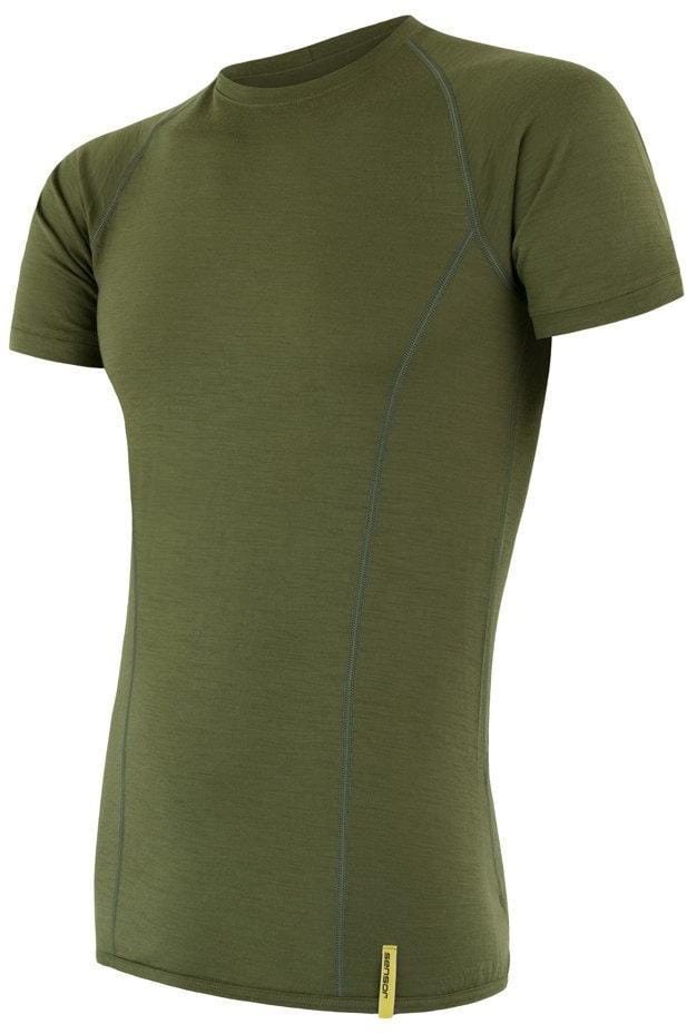 Camisa de merino para hombre Sensor Merino Active pánské triko kr.rukáv safari