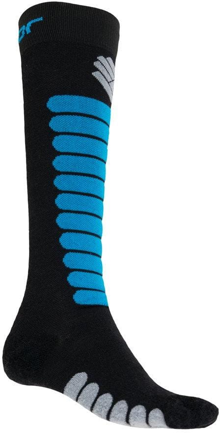 Universal-Merinosocken Sensor Ponožky Zero Merino černá/modrá
