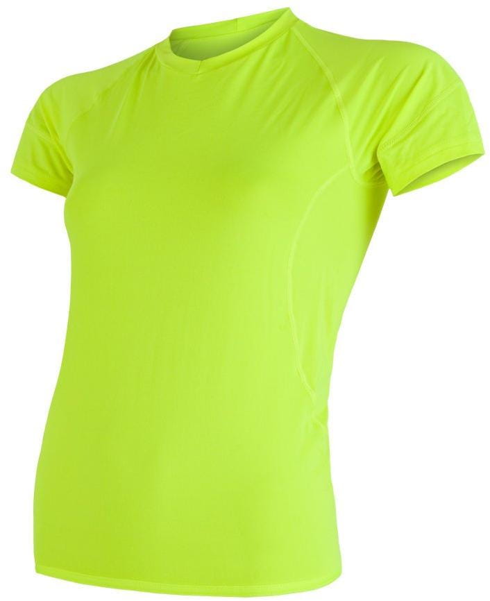 T-Shirts Sensor Coolmax Fresh dámské triko kr.rukáv žlutá reflex