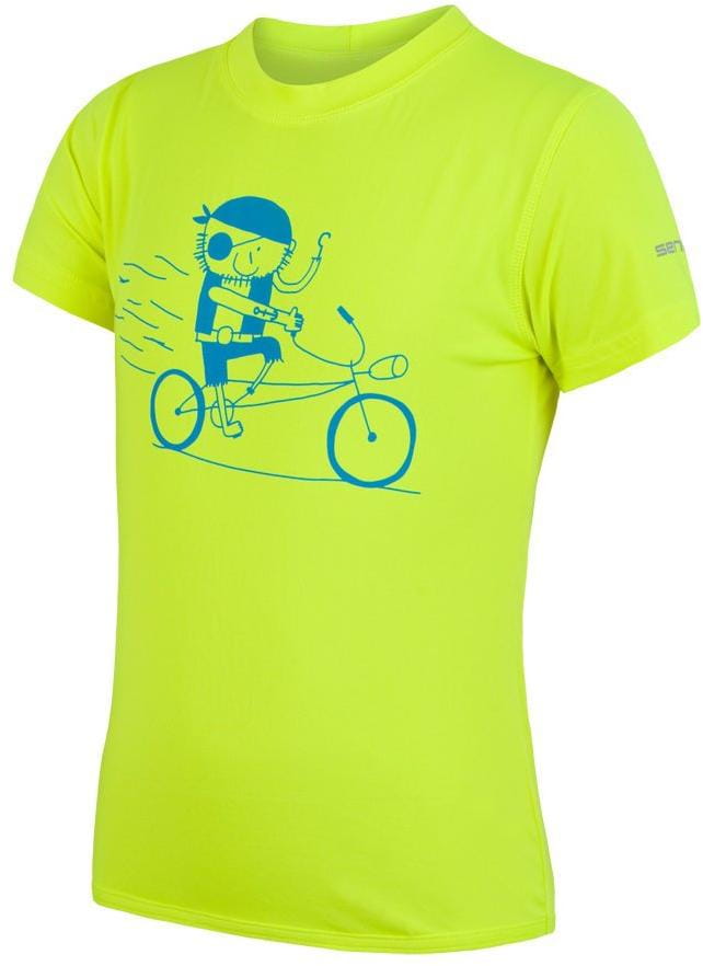 T-Shirts Sensor Coolmax Fresh Pt Pirate dětské triko kr.rukáv reflex žlutá