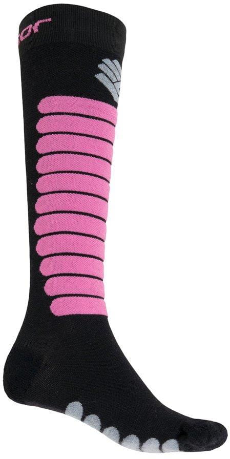 Ponožky Sensor Ponožky Zero Merino černá/fialová