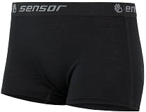 Sensor Merino Active dámské kalhotky s nohavičkou černá