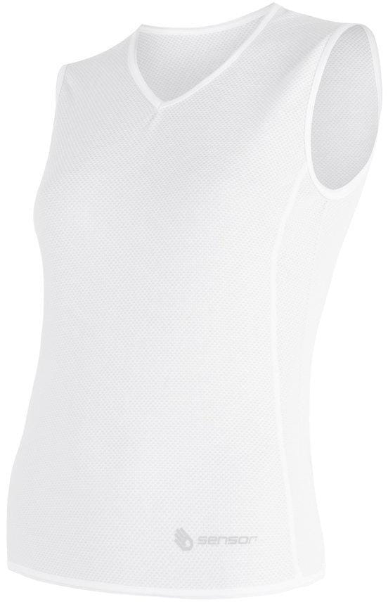 Dámské funkční tričko Sensor Coolmax Air dámské triko bez rukávu bílá