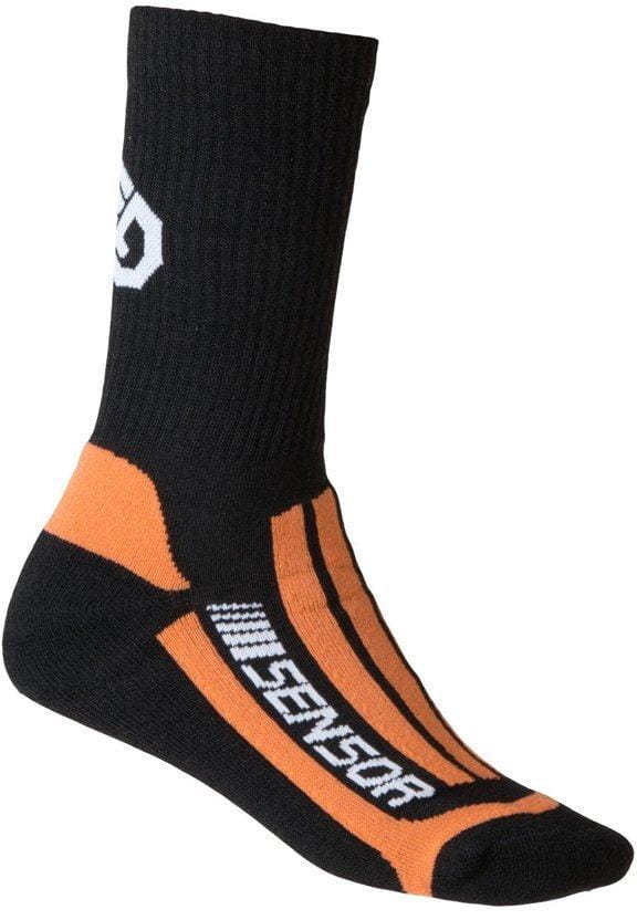 Univerzálne ponožky Sensor Ponožky Treking Evolution černá/oranžová