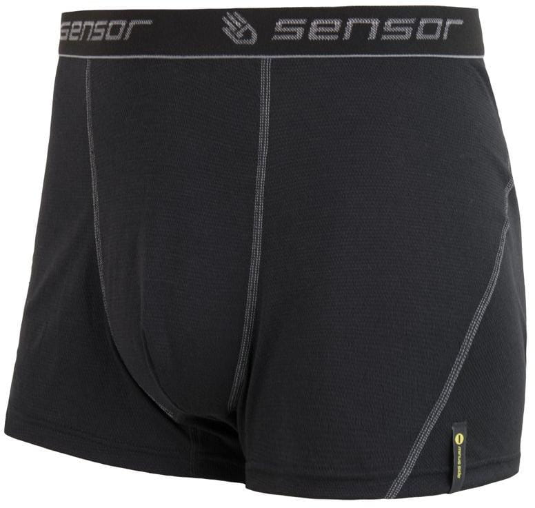 Shorts für Männer Sensor Double Face pánské trenky krátké černé