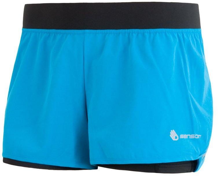 Dámske bežecké šortky Sensor Trail dámské šortky modrá/černá