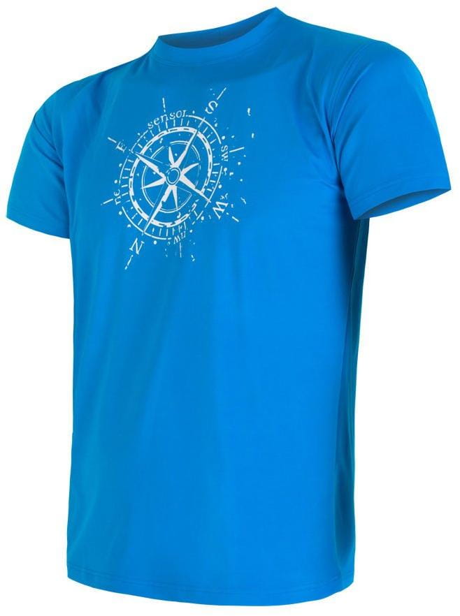 Funktions-T-Shirt für Männer Sensor Coolmax Fresh Pt Compass pánské triko kr.rukáv modrá