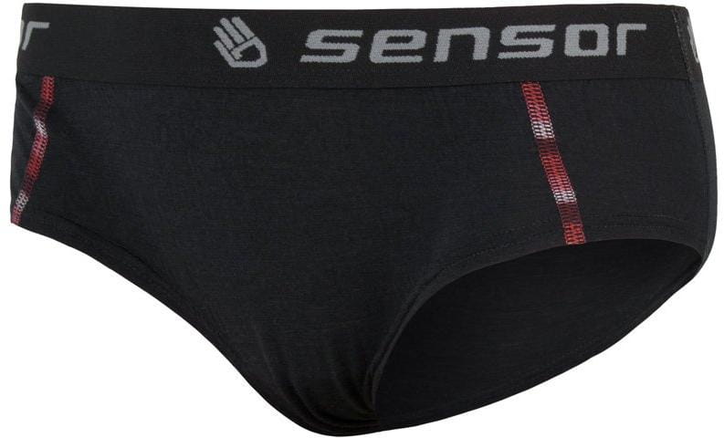 Damskie majtki z merynosów Sensor Merino Air dámské kalhotky černá