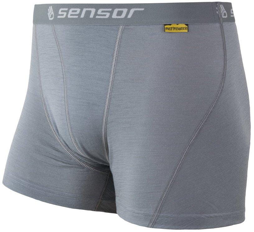 Merino-Shorts für Männer Sensor Merino Active pánské trenky sv.šedá