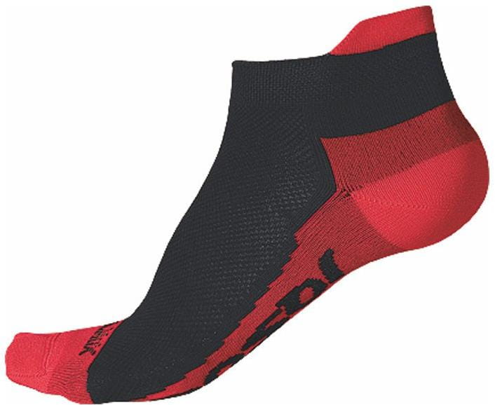 Univerzális zokni Sensor Ponožky Race Coolmax Invisible černá/červená