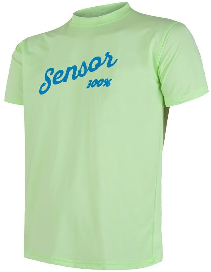 Funktions-T-Shirt für Männer Sensor Coolmax Fresh Pt Logo pánské triko kr.rukáv sv.zelená