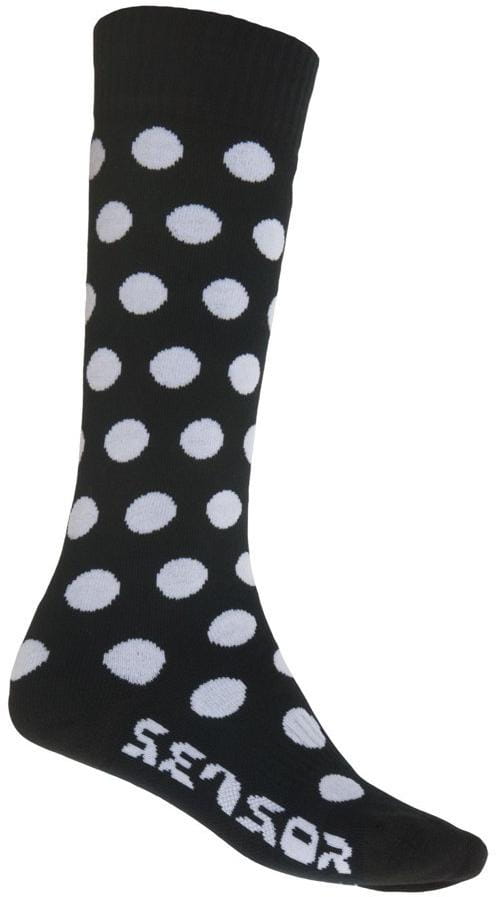 Univerzálne termo ponožky Sensor Ponožky Thermosnow Dots černá