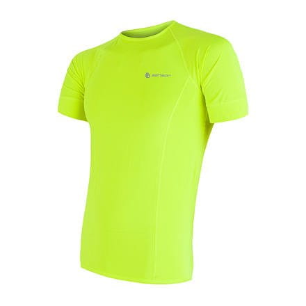 T-Shirts Sensor Coolmax Fresh pánské triko kr.rukáv žlutá reflex