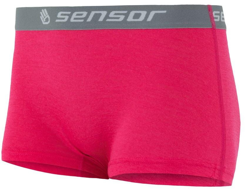 Damskie majtki z merynosów Sensor Merino Active dámské kalhotky s nohavičkou magenta