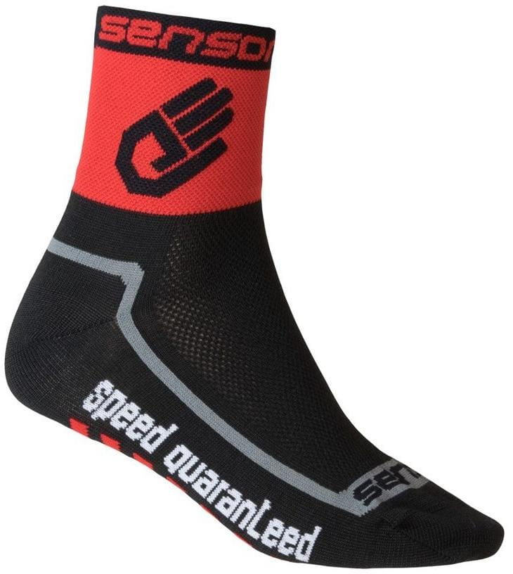 Univerzális zokni Sensor Ponožky Race Lite Ruka červená