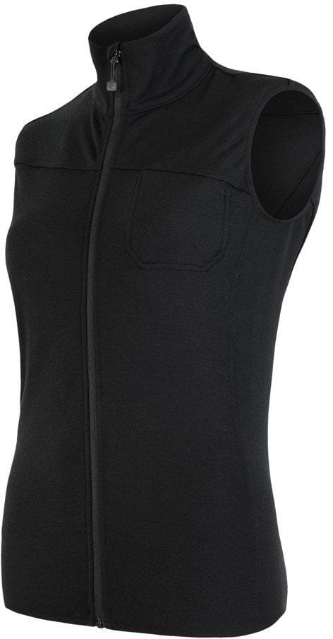 Дамска жилетка от мерино  Sensor Merino Extreme dámská vesta černá