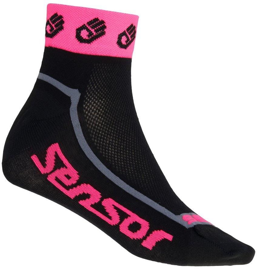 Univerzális zokni Sensor Ponožky Race Lite Ručičky reflex růžová
