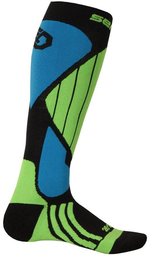 Univerzálne ponožky Sensor Ponožky Snow Pro černá/zelená/modrá