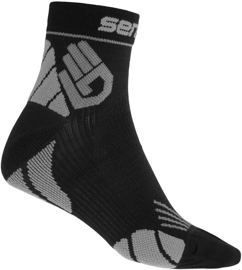 Socken Sensor Ponožky Marathon černá/šedá