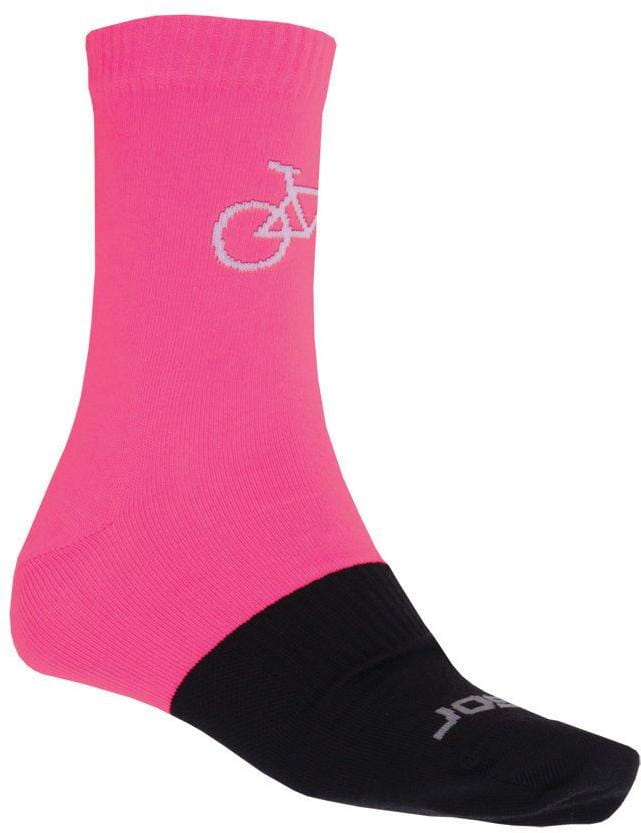 Univerzální merino ponožky Sensor Ponožky Tour Merino Wool růžová/černá