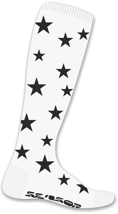 Univerzálne termo ponožky Sensor Ponožky Thermosnow Stars bílá