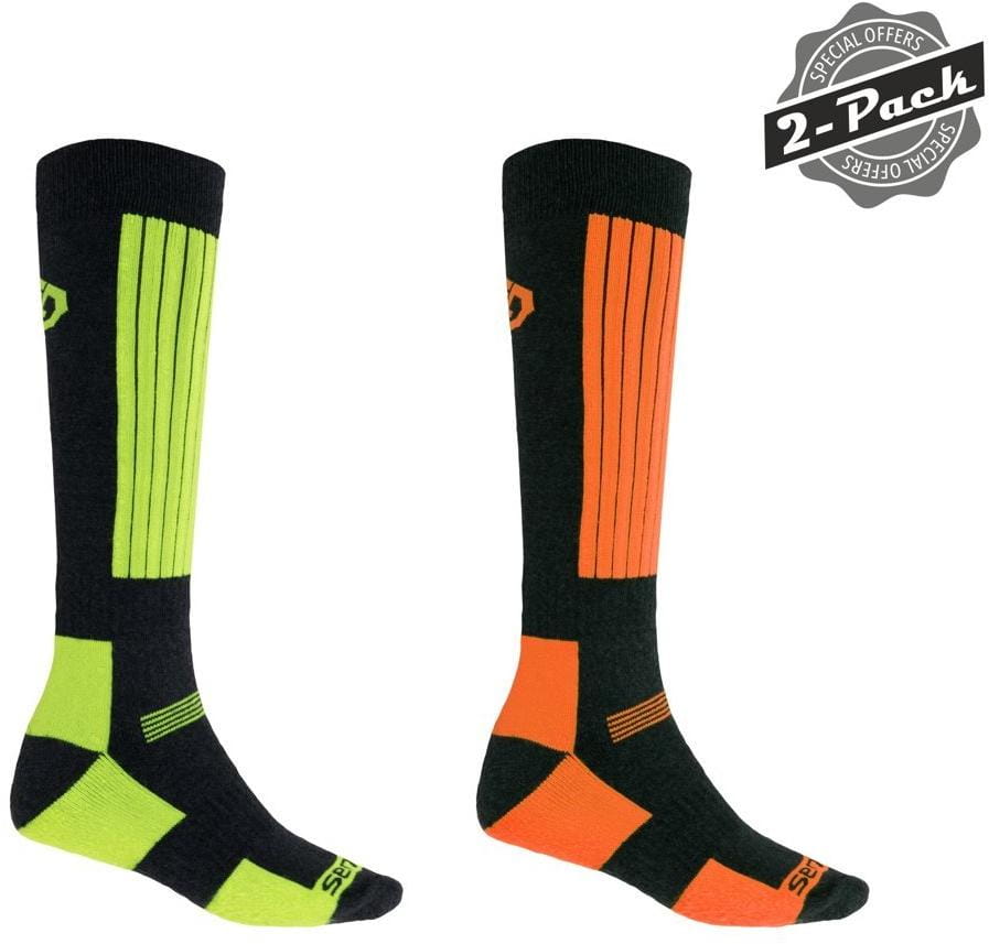 Univerzálne ponožky Sensor Ponožky Snow 2-pack žlutá/oranžová