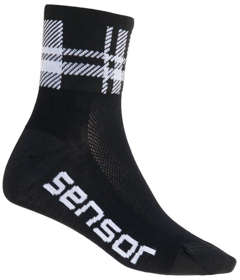 Universal-Socken Sensor Ponožky Race Square černá