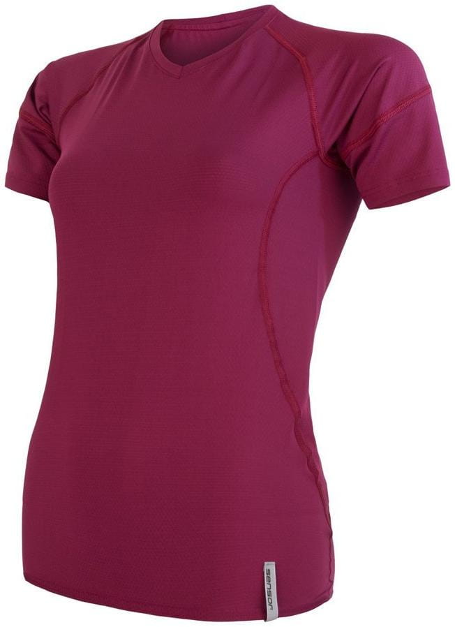 Ženska funkcionalna majica Sensor Coolmax Tech dámské triko kr.rukáv lilla