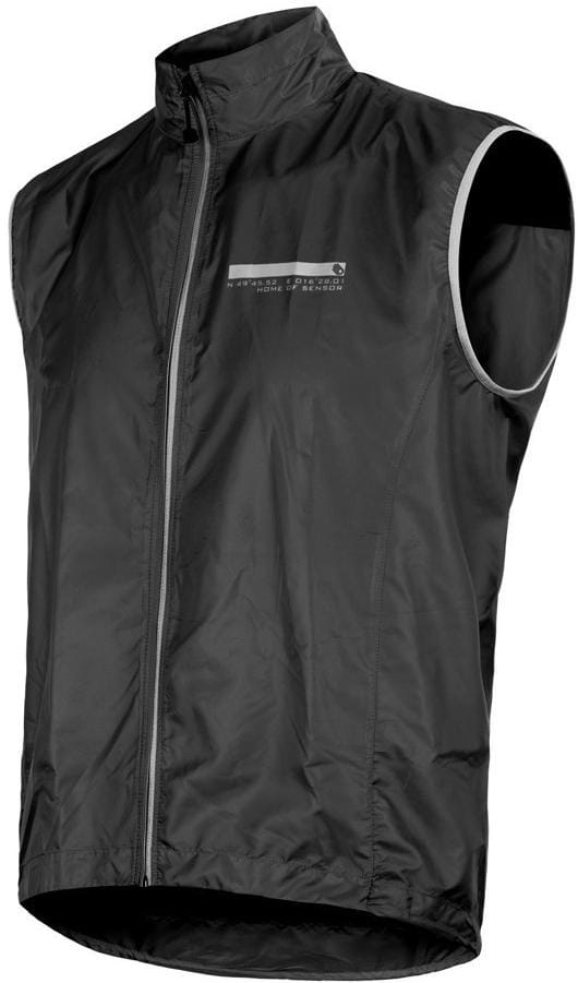 Pánska športová vesta Sensor Parachute pánská vesta černá