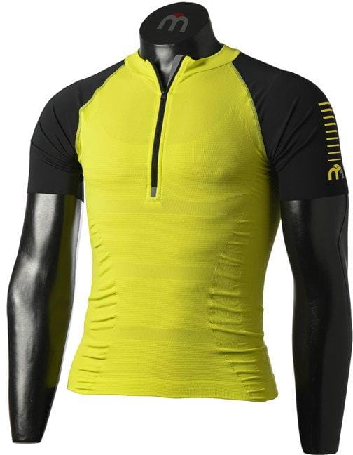 Pánské sportovní tričko Mico Man Half Sleeves Zip Neck Shirt M1 Trail