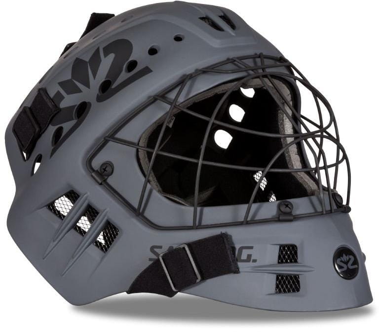 Floorball kapus maszk Salming Phoenix Elite Helmet Dark Grey
