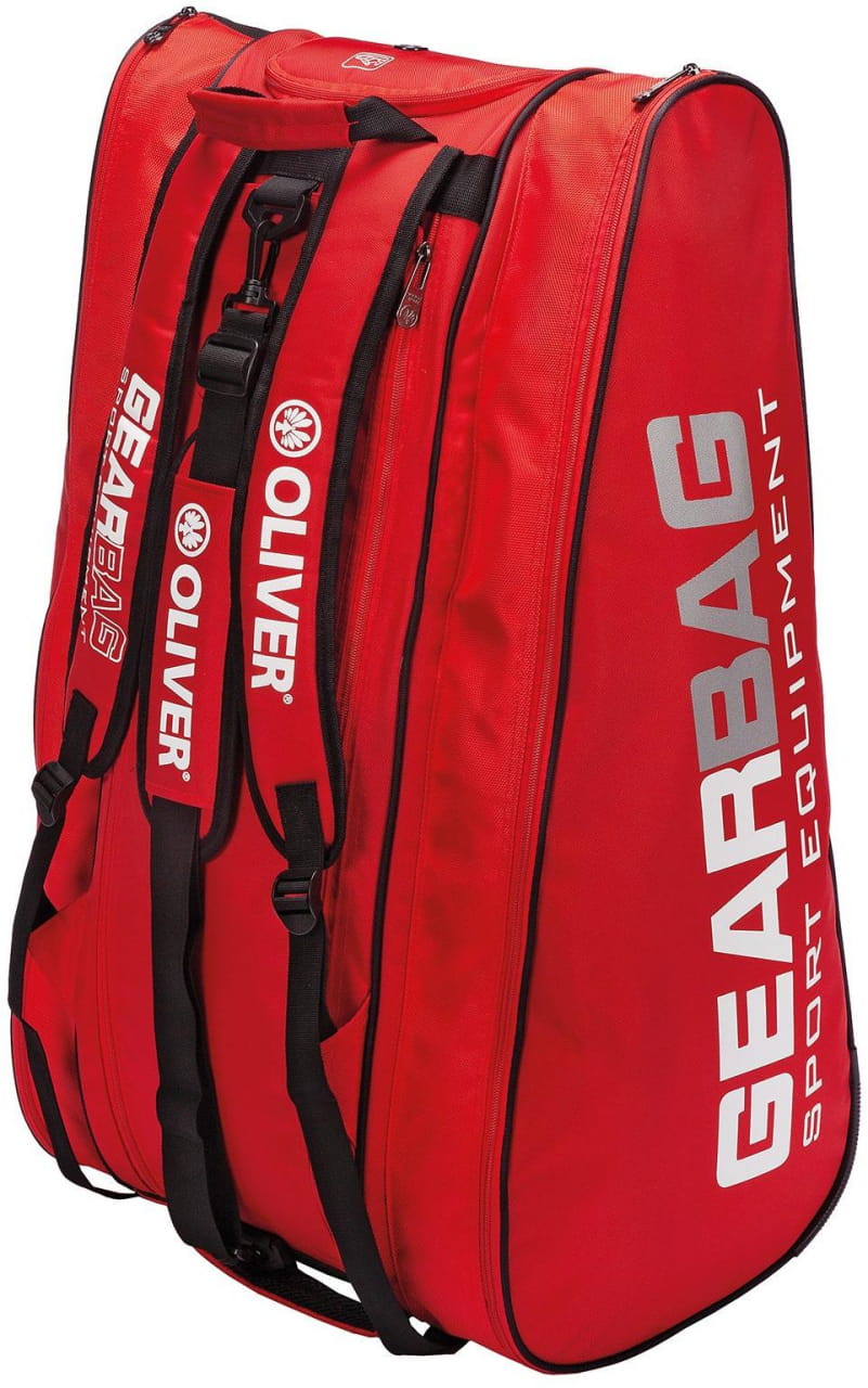 Taška na squash a bedminton Oliver Gearbag Red
