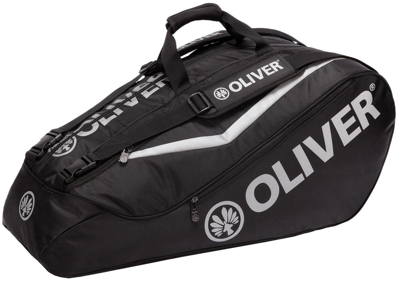 Squash és tollaslabda táska Oliver Triplebag Black