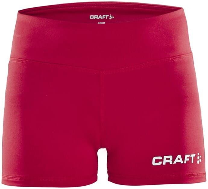 Kraťasy Craft Šortky Squad Hotpants JR červená