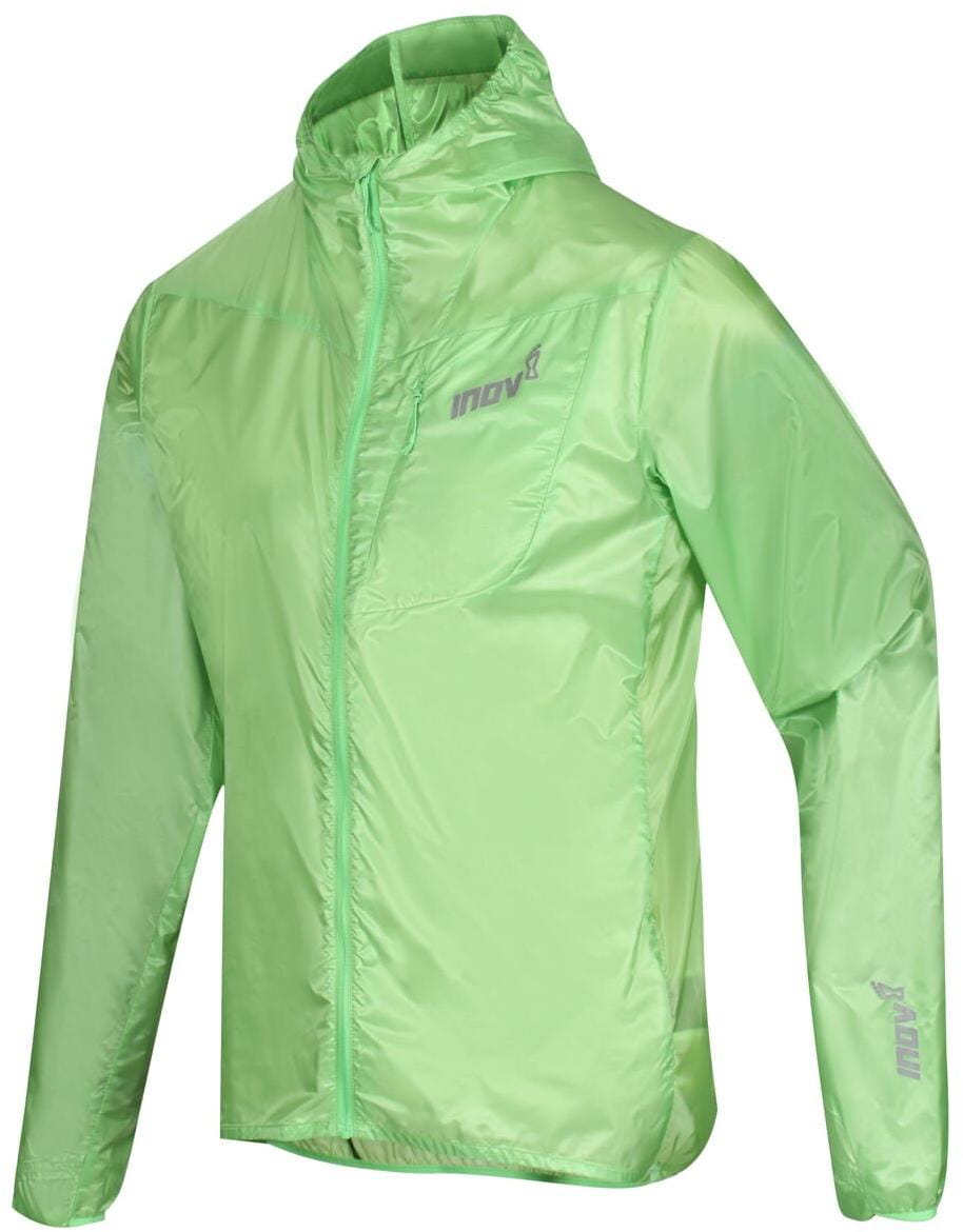 Pánská běžecká bunda Inov-8  WINDSHELL FZ M green zelená