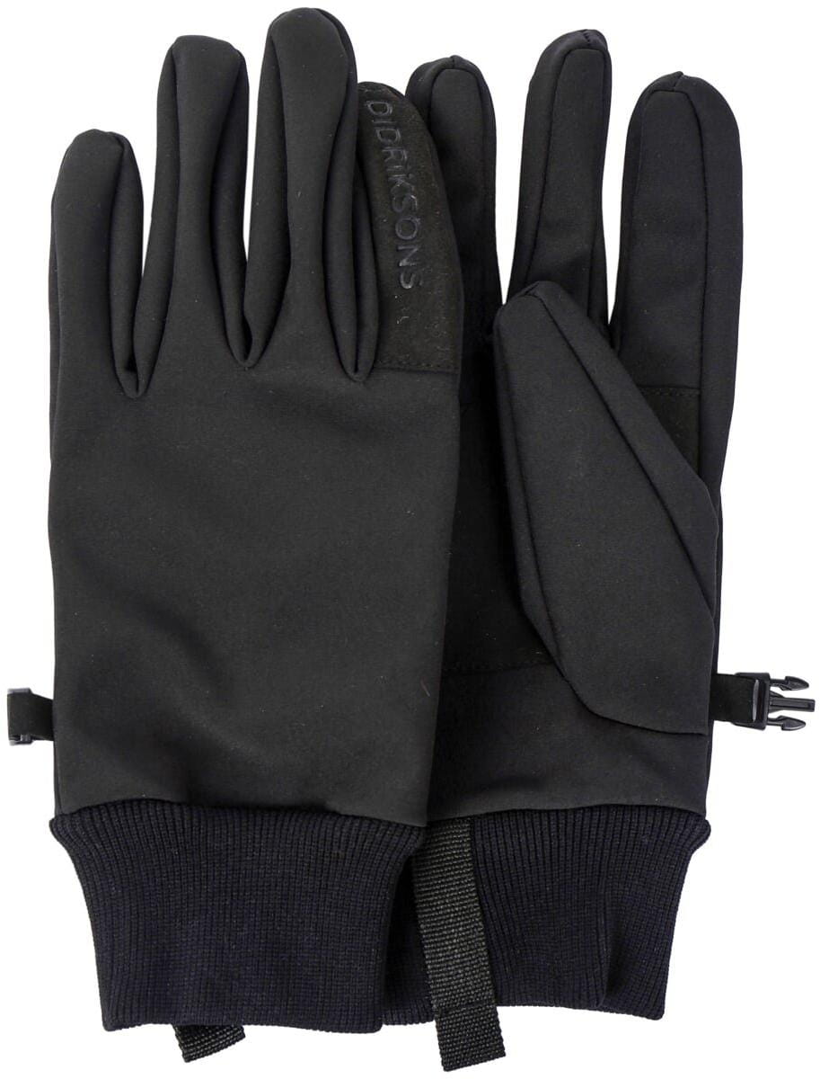 Zateplené softshellové rukavice Didriksons Rukavice ISA softshell černá
