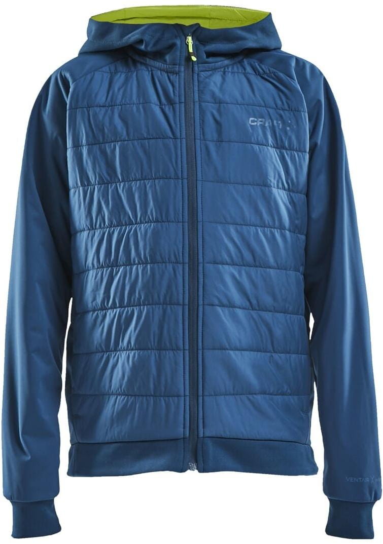 Dětská zateplená běžkařská bunda Craft Bunda ADV Insulate Hood Junior tmavě modrá