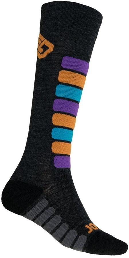 Socken Sensor Ponožky Zero Merino dětská šedá/multi