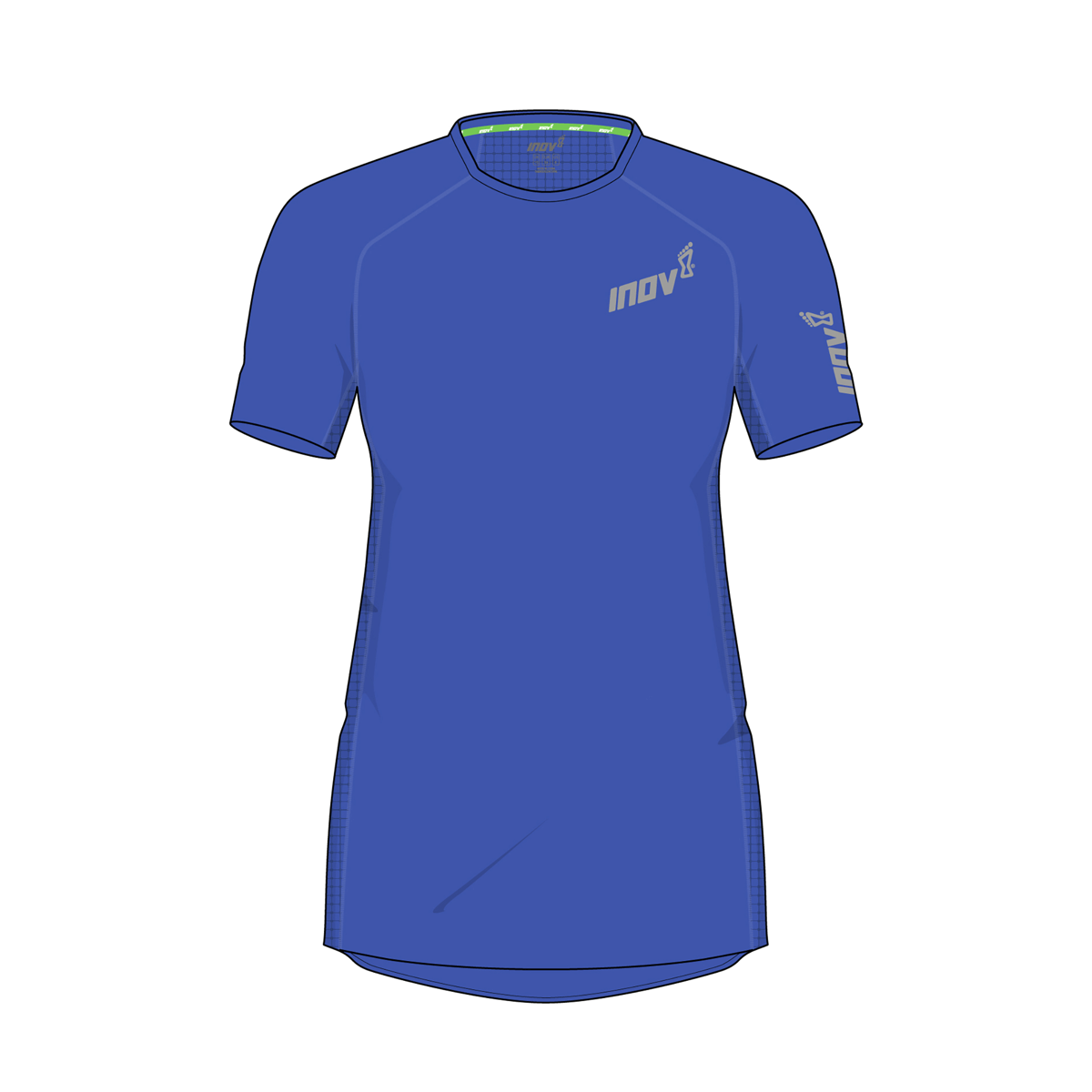Damska koszulka do biegania Inov-8  BASE ELITE SS W blue modrá