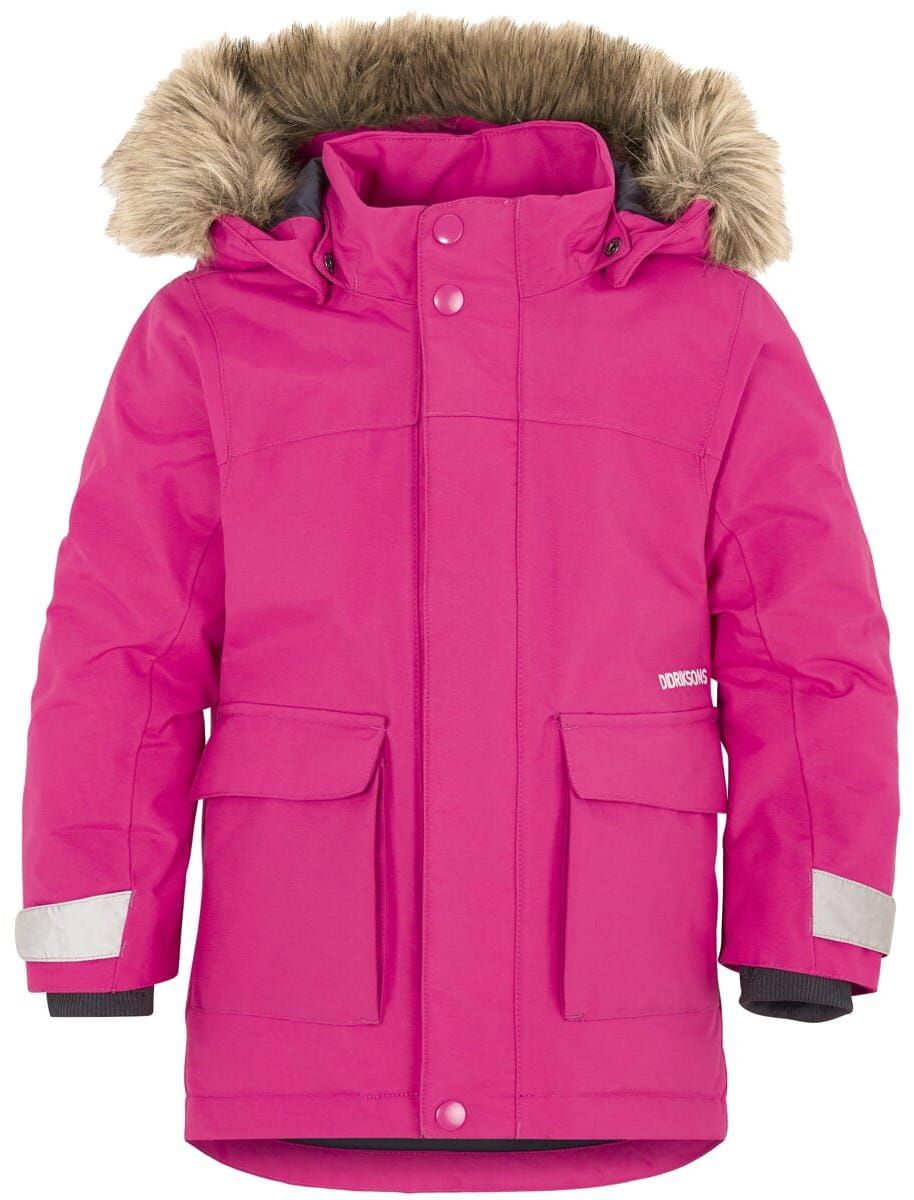 Dětská zimní bunda Didriksons Bunda KURE dětská růžová