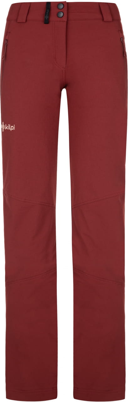 Dámské outdoorové kalhoty Kilpi Lago Tmavě Červená