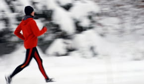 Zima a rekreační běh